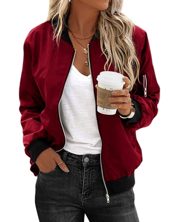 Aurélinea – Veste Zippée Femme Style Décontracté et Confort Quotidien