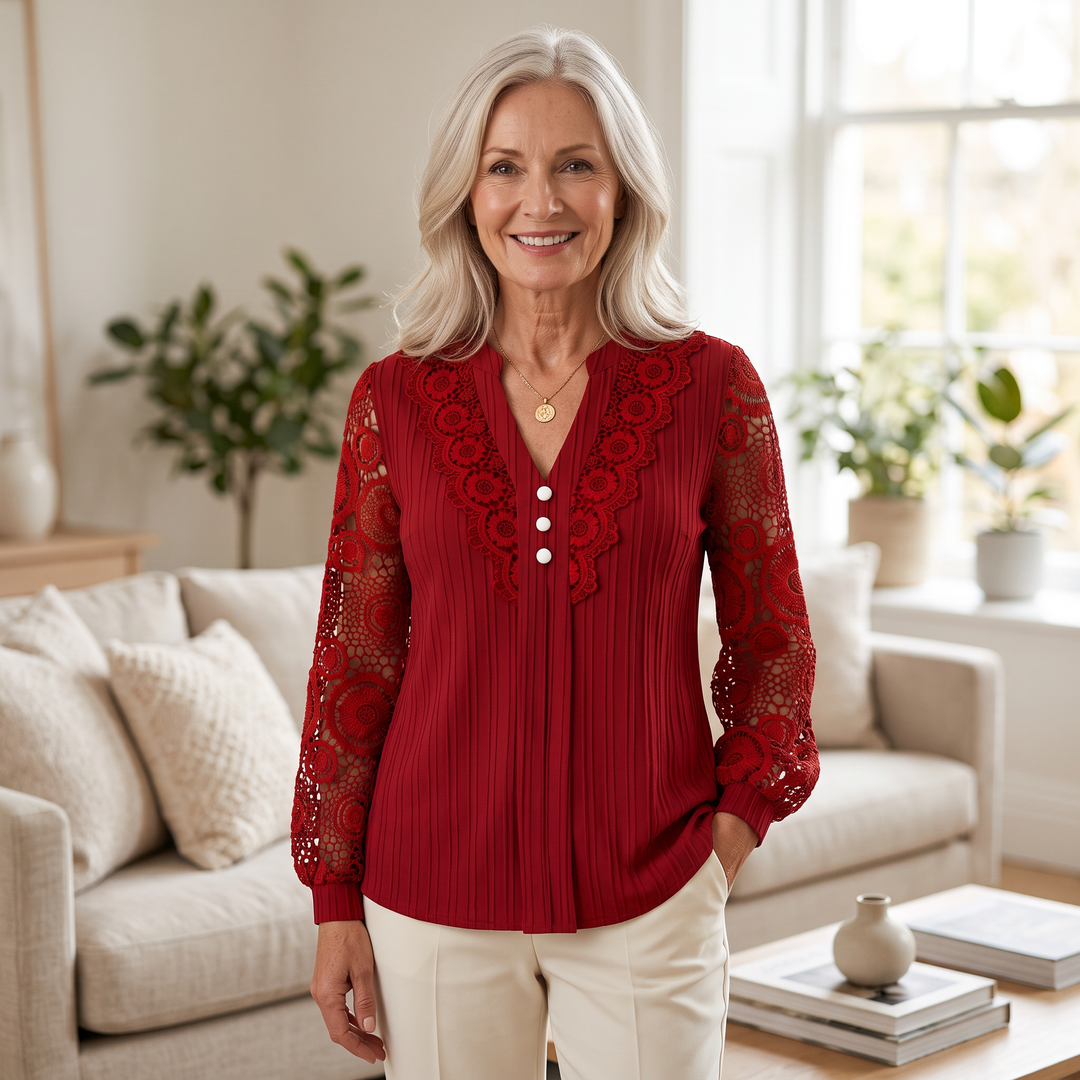 Margot | Blouse Dentelle Sophistiquée