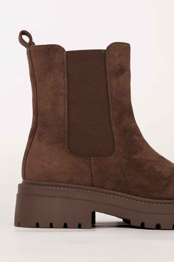 Éloane | Bottines Chelsea Suédées