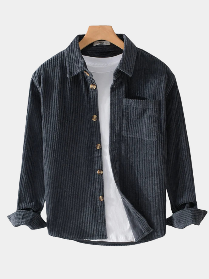 Cordéluxe – Chemise en Velours Côtelé