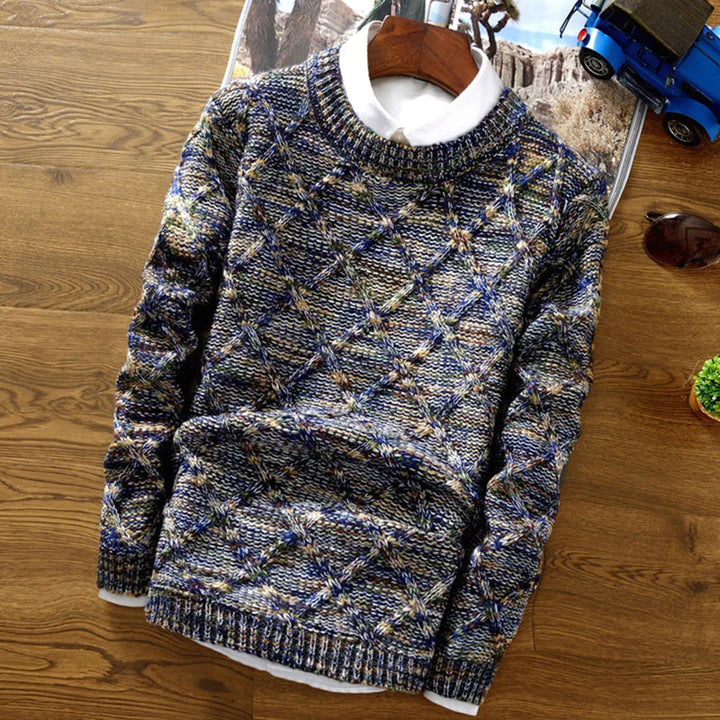 Rivemont – Pull d’Hiver Homme en Maille Épaisse