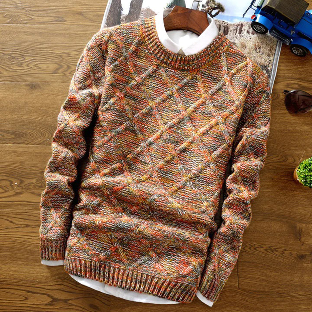 Rivemont – Pull d’Hiver Homme en Maille Épaisse