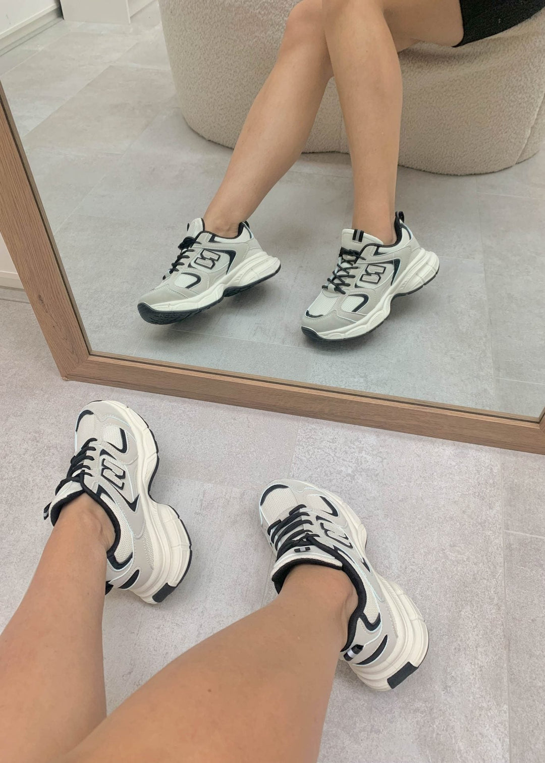Blanchéa – Baskets Blanches Femme Design Moderne et Confort Respirant