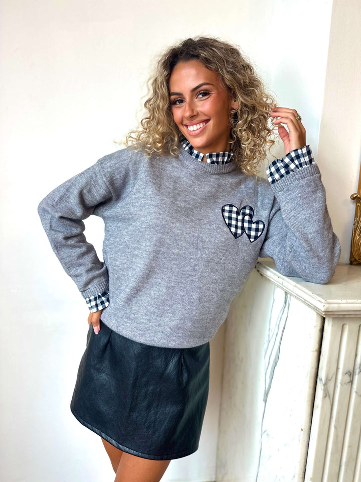 Grisamour – Pull Gris