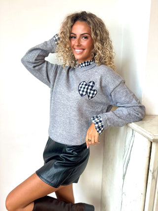 Grisamour – Pull Gris