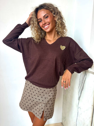 Amorciel – Pull Chocolat Amore