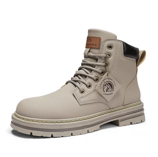 Montélac – Bottines Homme à Lacets Tige Haute Semelle Épaisse