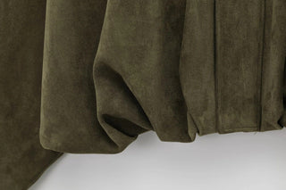 Vaudoré – Veste Femme Oversize Effet Suédé