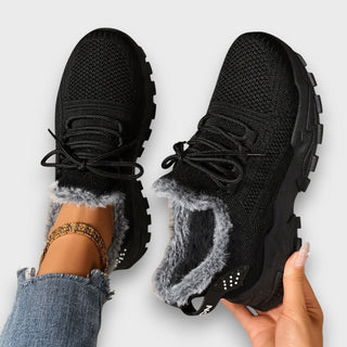 Hivéron – Baskets d’Hiver à Lacets Chaudes, Légères et Confortables