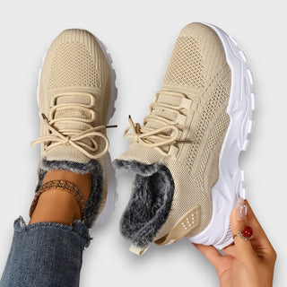 Hivéron – Baskets d’Hiver à Lacets Chaudes, Légères et Confortables