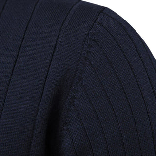 Montbréval – Pull Homme Demi-Zip à Col Montant