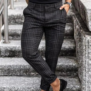 Carrelion – Pantalon Décontracté à Carreaux pour Homme
