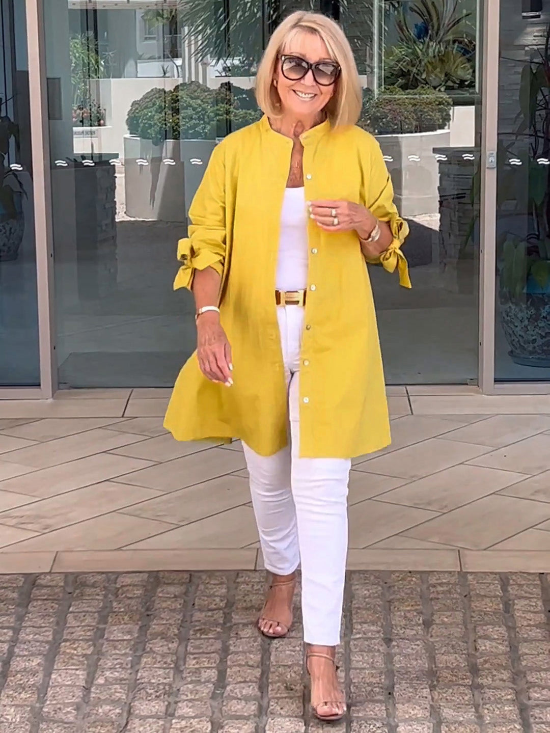 Cotonelle – Veste Chemise Longue Femme en Coton Boutonnée Élégante