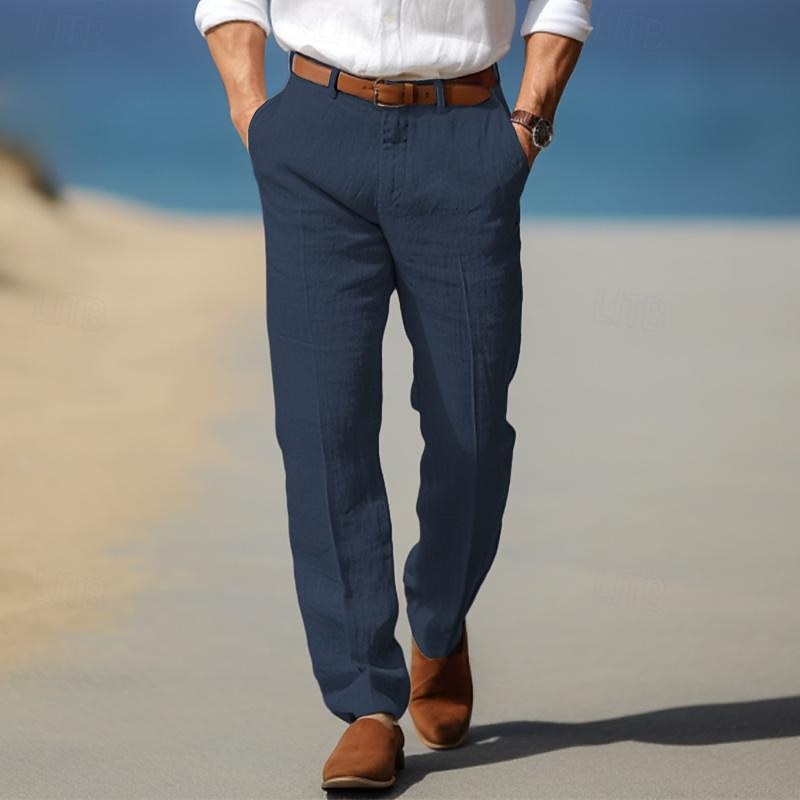 Linovance – Pantalon Homme Luxe en Lin Premium