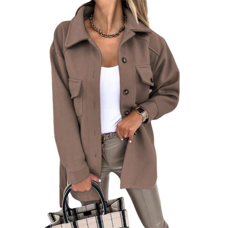 Maréline – Veste Oversize Femme Style Décontracté