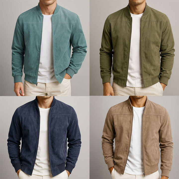 Suédorin – Veste en Cuir Suédé Urbaine