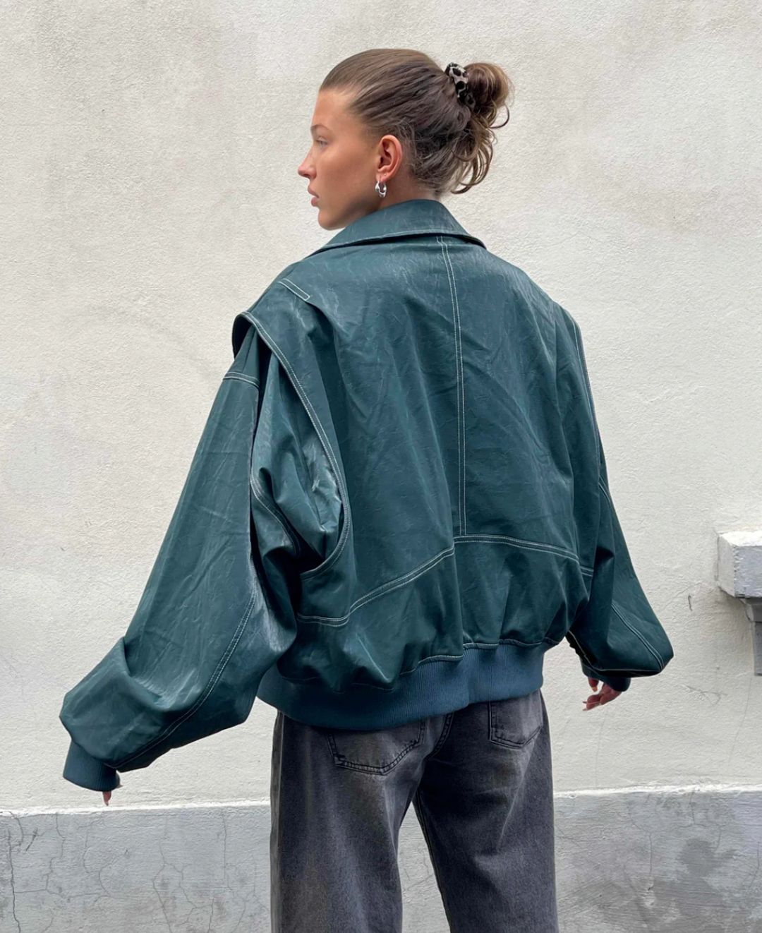 Zélyora – Veste Oversize Femme Avec Fermeture Zippée Style Moderne Décontracté