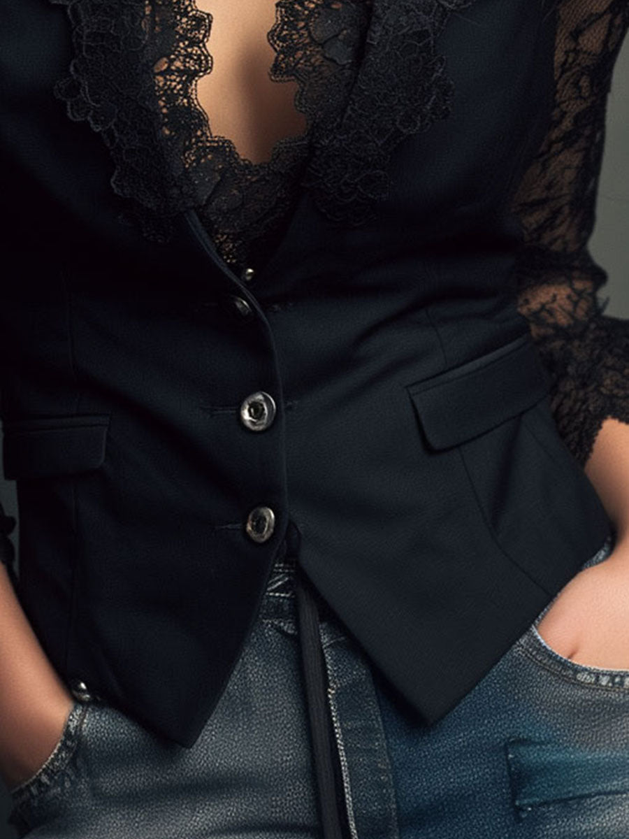 Éléonore | Blazer Élégance Aérienne