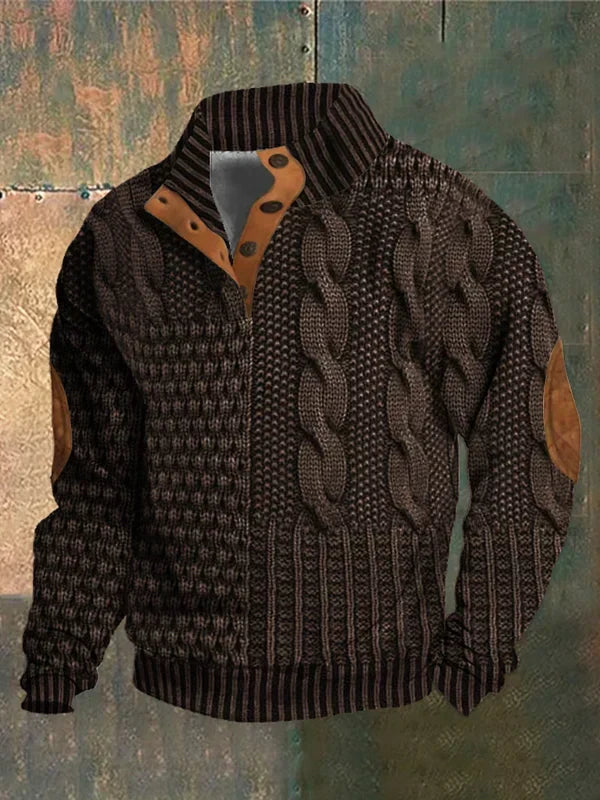 Motivern – Pullover Chaud à Motif