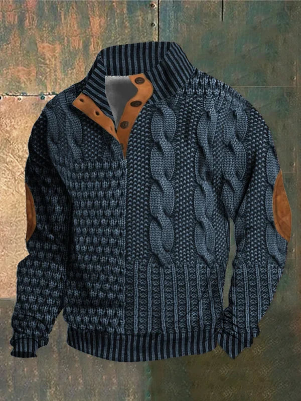 Motivern – Pullover Chaud à Motif