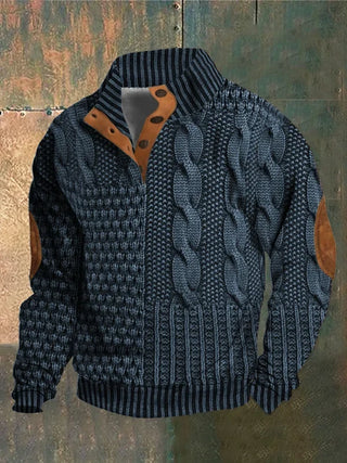 Motivern – Pullover Chaud à Motif