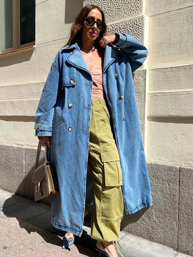 Solérine – Veste Denim Femme Oversize Coupe Ample