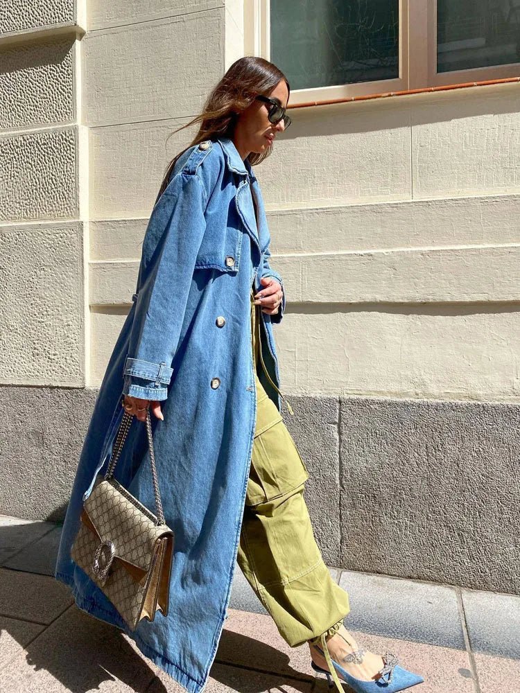 Solérine – Veste Denim Femme Oversize Coupe Ample