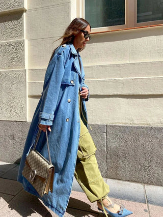 Solérine – Veste Denim Femme Oversize Coupe Ample