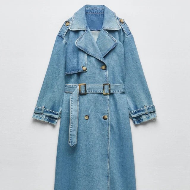 Solérine – Veste Denim Femme Oversize Coupe Ample