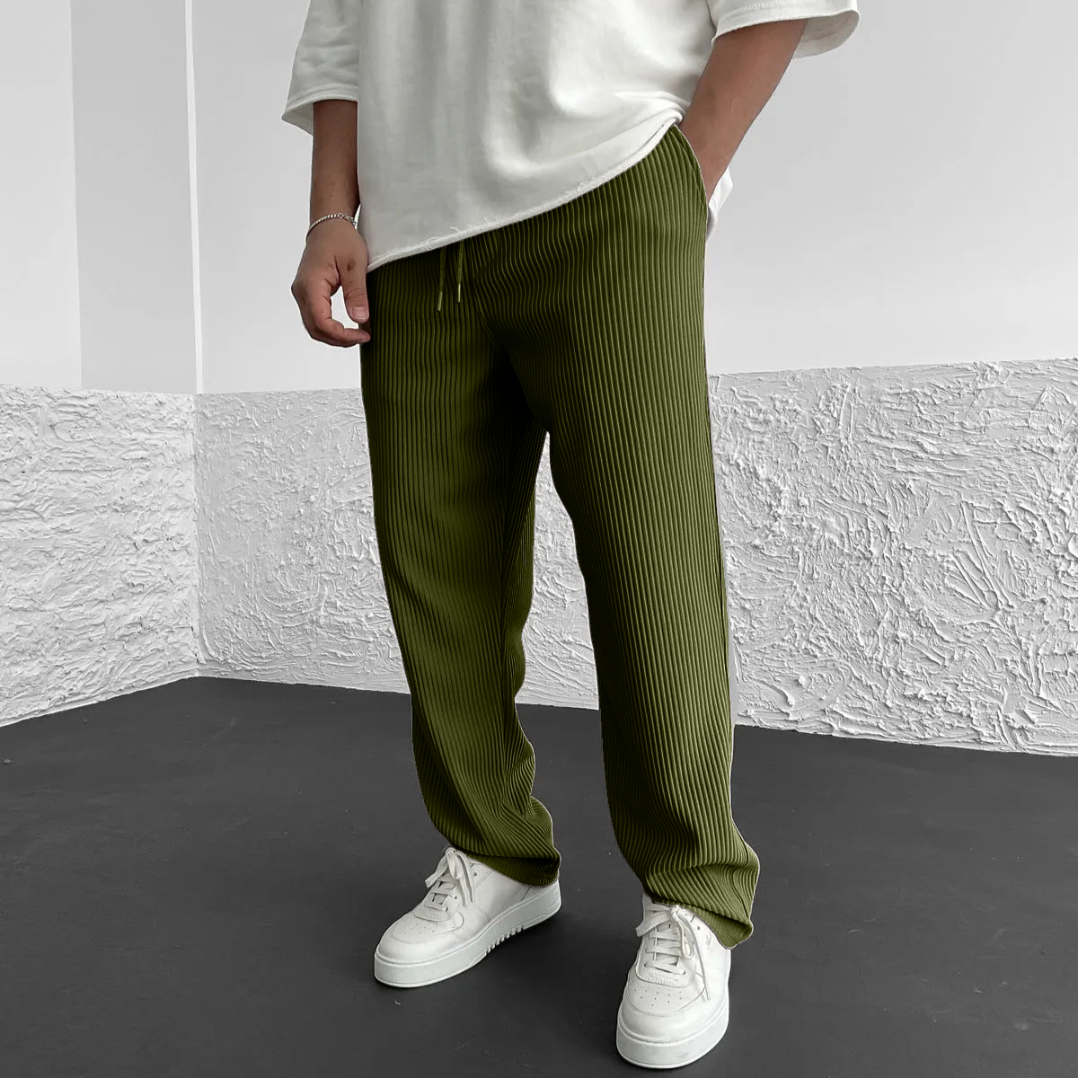 MONTRÉALIS – Pantalon en Maille Côtelée