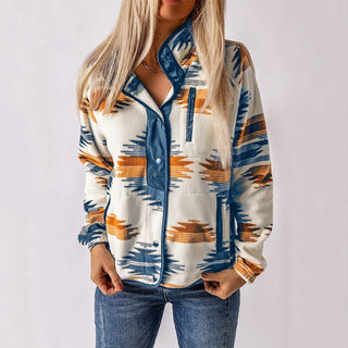 Polairelle – Veste Polaire Femme Imprimée Douce et Chaleureuse