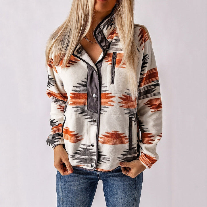 Polairelle – Veste Polaire Femme Imprimée Douce et Chaleureuse