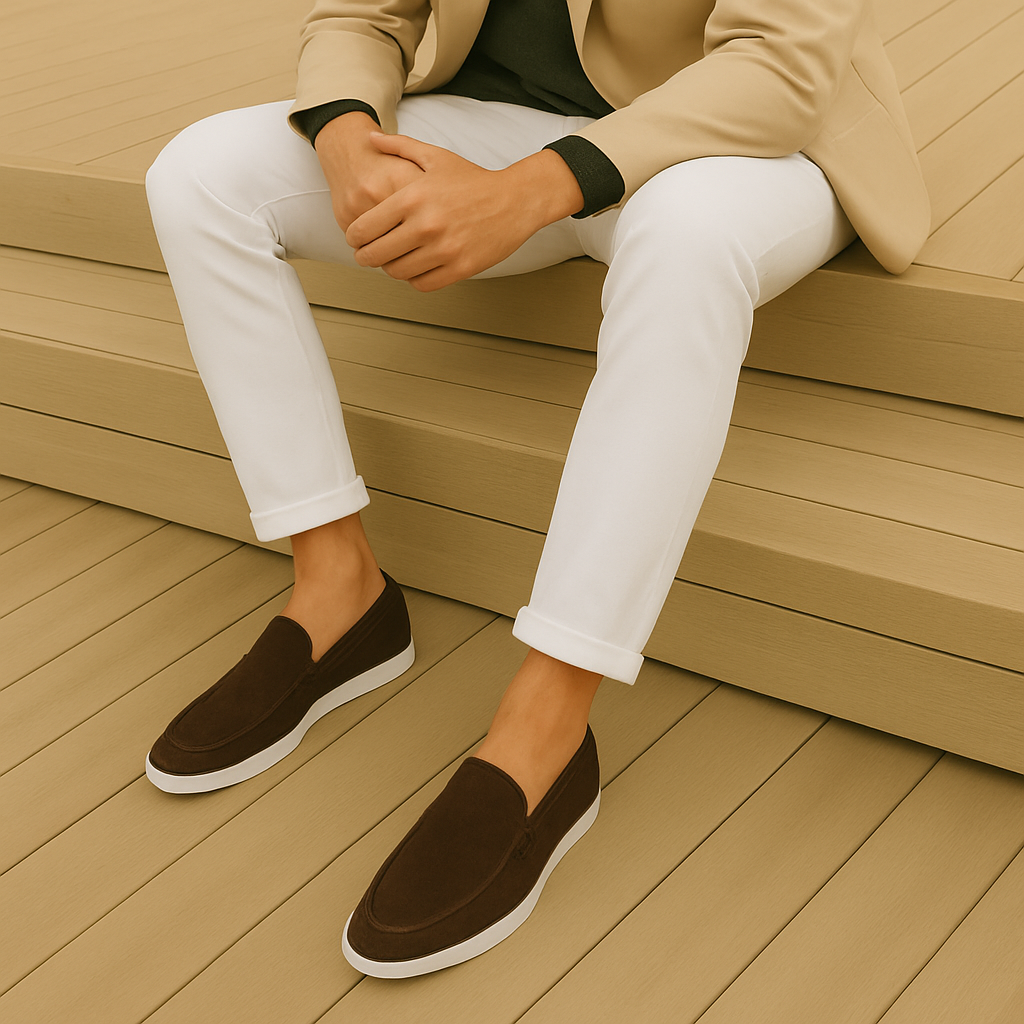 Suédélance – Mocassins Élégants en Daim
