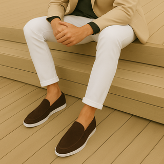 Suédélance – Mocassins Élégants en Daim