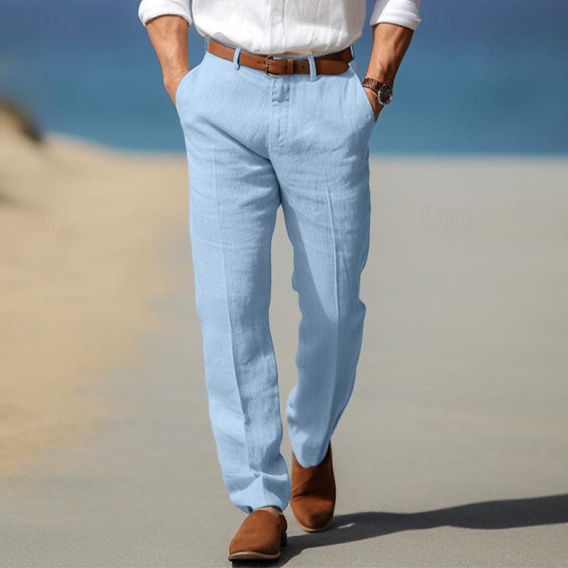 Linovance – Pantalon Homme Luxe en Lin Premium