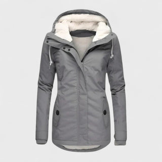 Aquélia – Veste Imperméable Femme à Capuche Chaude et Résistante