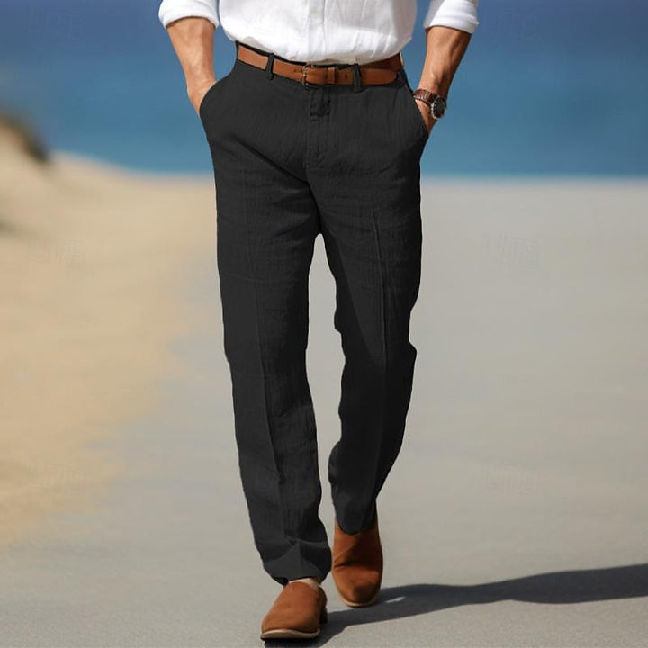 Linovance – Pantalon Homme Luxe en Lin Premium