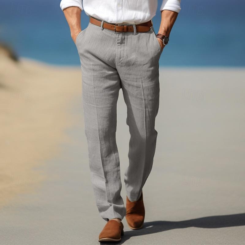 Linovance – Pantalon Homme Luxe en Lin Premium