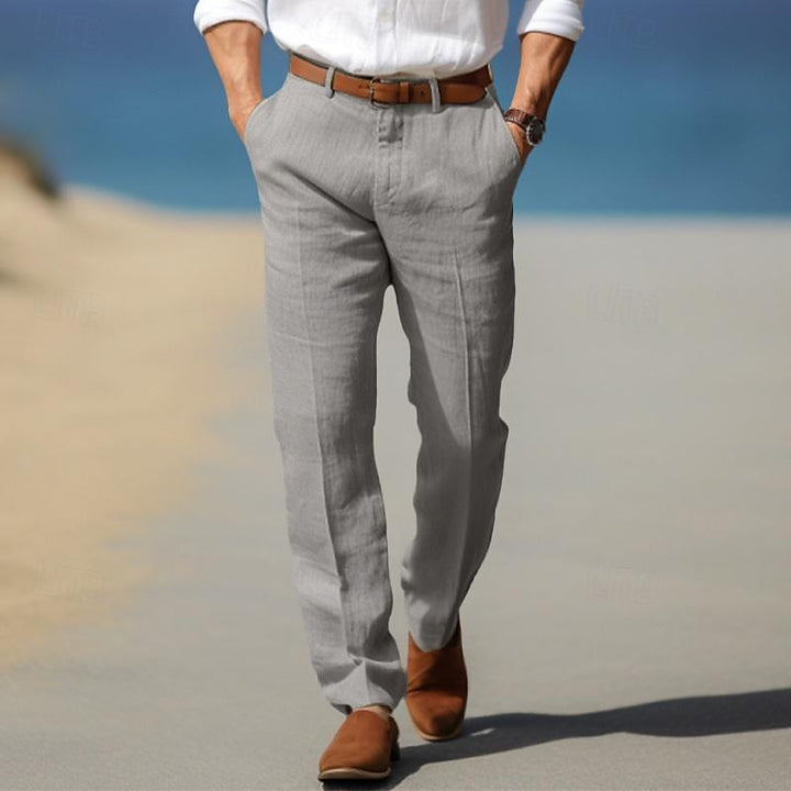 Linovance – Pantalon Homme Luxe en Lin Premium